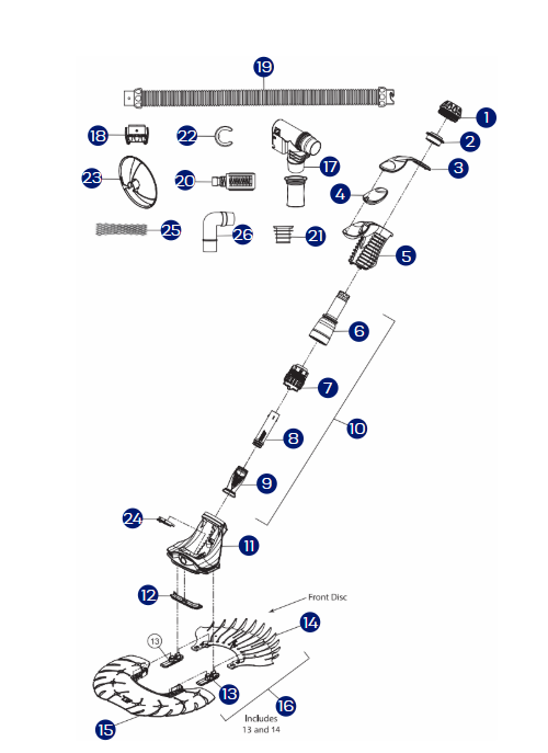 Zodiac Baracuda T5 Duo/T5 Classic Complete Disc Kit - Genuine Pool Cleaner Spare Part - W70008Z Zodiac Baracuda T5 Duo/T5 Classic Complete Disc Kit - Genuine Pool Cleaner Spare Part - W70008Z